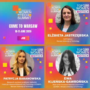 Sukces naukowców CEZAMAT PW